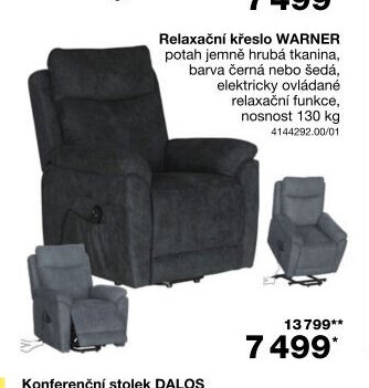 Relaxační křeslo WARNER