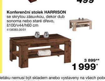 Konferenční stolek HARRISON