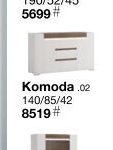 Komoda 140/85/42