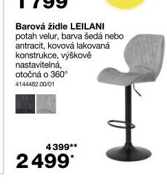 Barová židle LEILANI