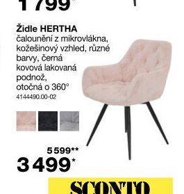 Židle HERTHA