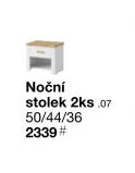 Noční stolek 2ks