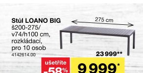 Stůl LOANO BIG