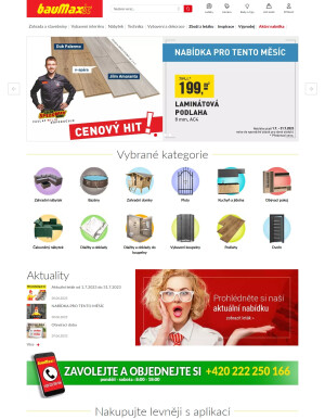 akční leták bauMax 19.7.2023-25.7.2023
