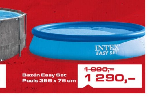 Bazén Easy Set Pools 366 x 76 cm