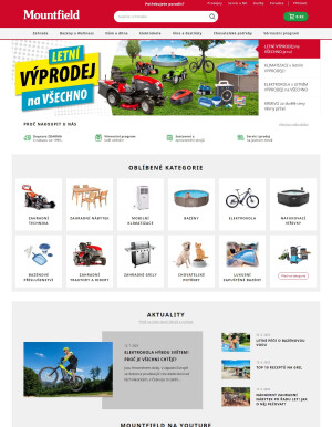 akční leták Mountfield 19.7.2023-25.7.2023