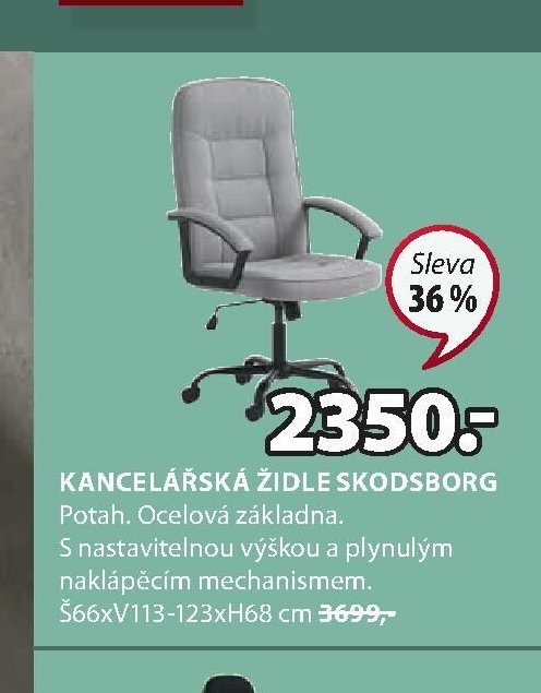KANCELÁŘSKÁ ŽIDLE SKODSBORG