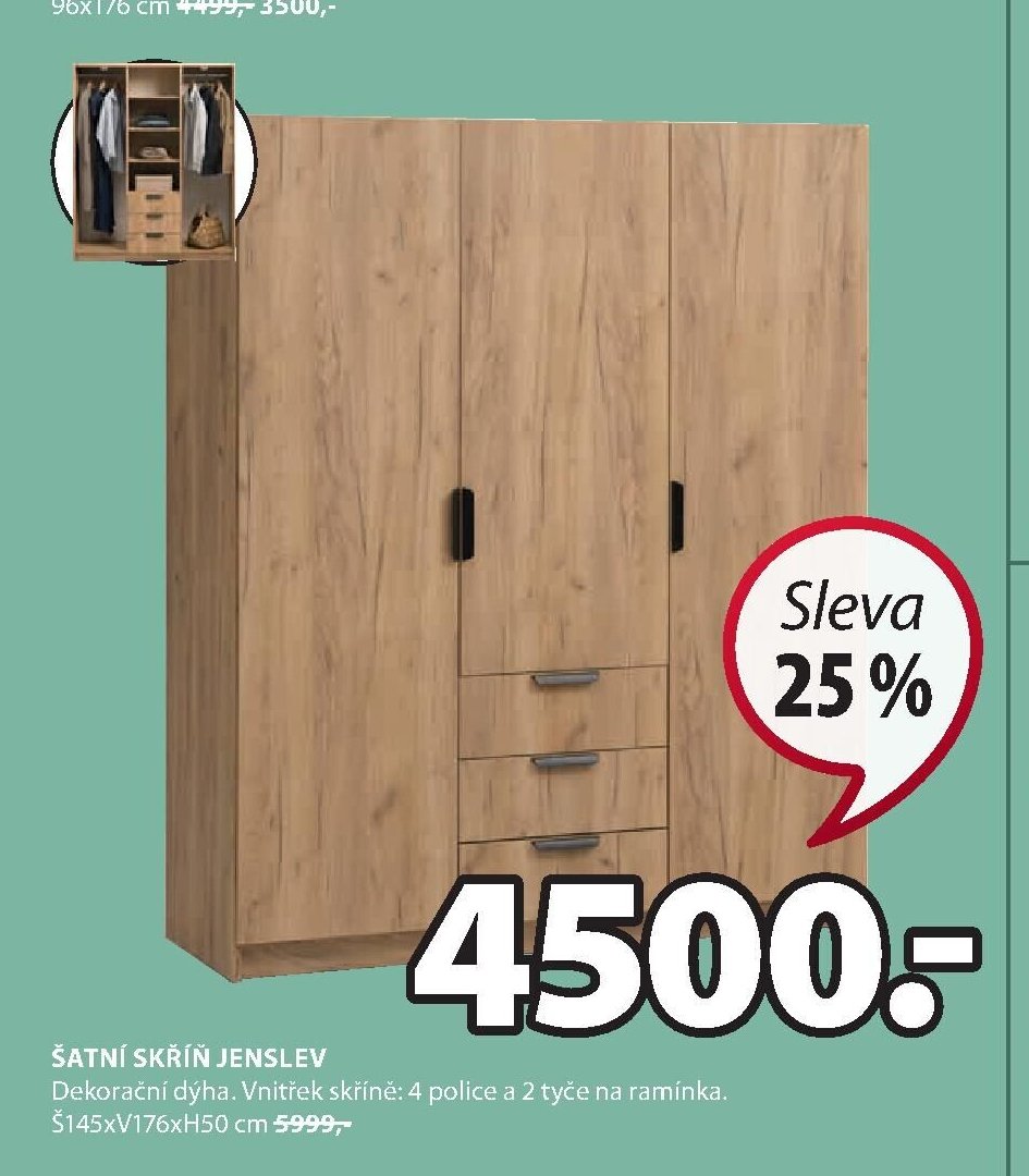 ŠATNÍ SKŘÍŇ JENSLEV