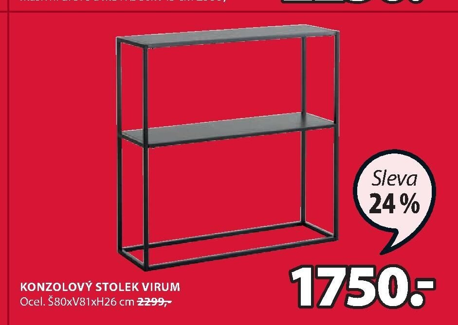 KONZOLOVÝ STOLEK VIRUM