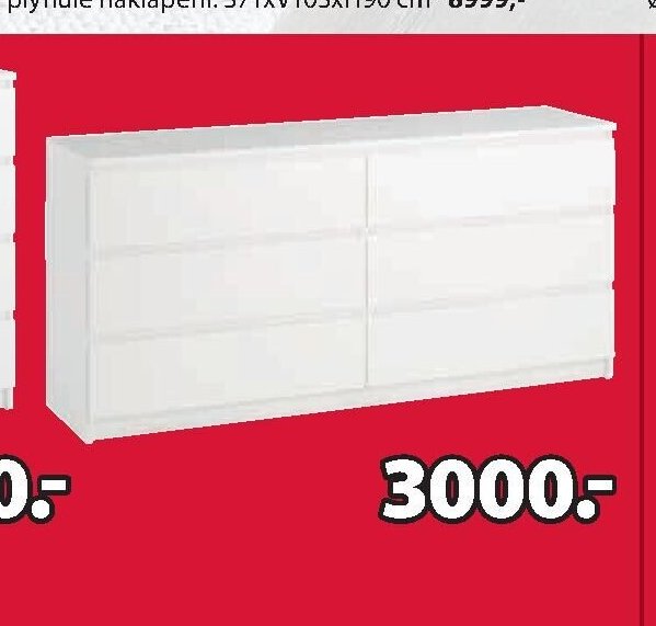 KOMODA TANGBJERG (4 zásuvky)