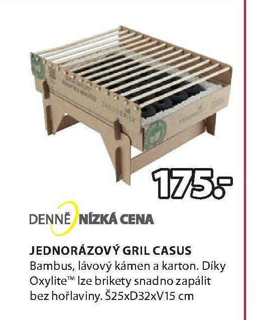 Jednorázový gril CASUS