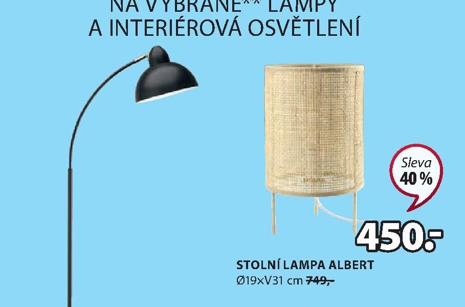 Stolní lampa ALBERT