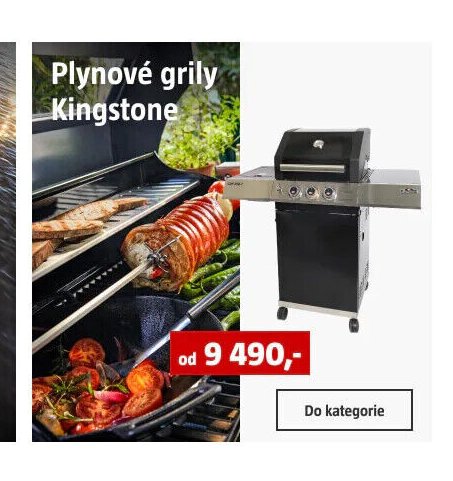 Plynové grily Kingstone