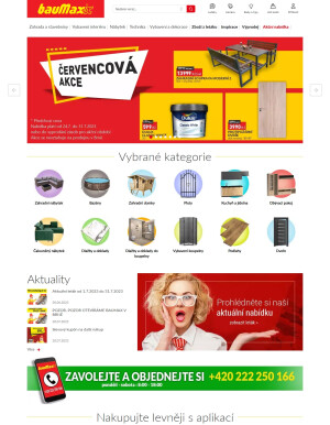 akční leták bauMax 26.7.2023-1.8.2023