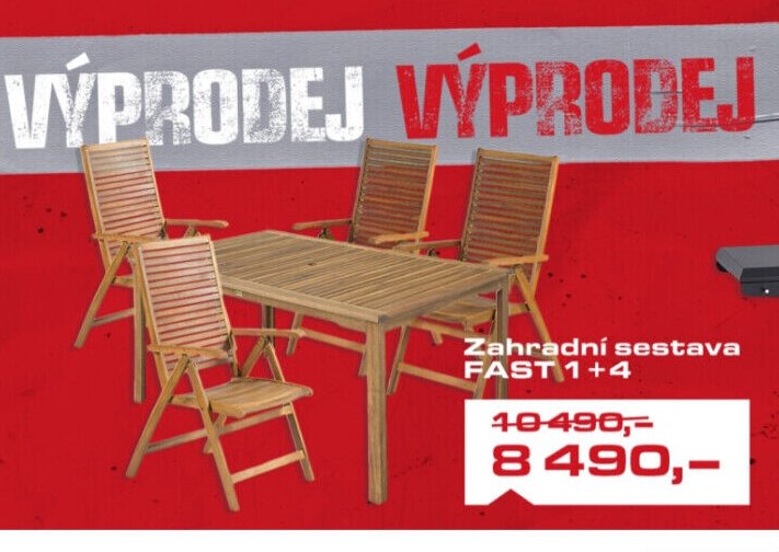 Zahradní sestava FAST 1+4