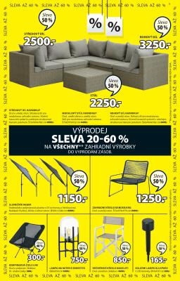 akční leták Jysk 26.7.2023-29.8.2023