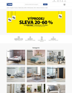 akční leták Jysk 1.8.2023-7.8.2023