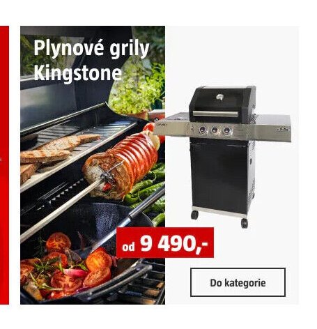 Plynové grily Kingstone