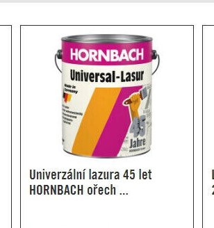 Univerzální lazura 45 let HORNBACH ořech