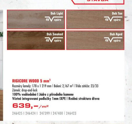 RIGICORE WOOD 5 mm
