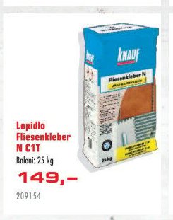 Lepidlo Fliesenkleber N C1T