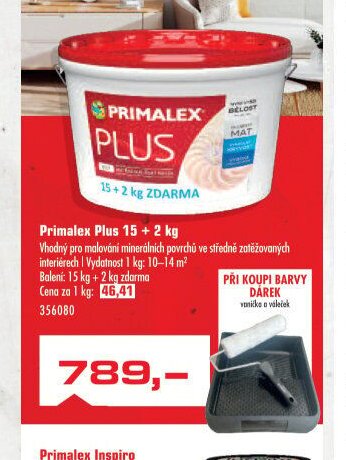 Primalex Plus 15 + 2 kg