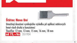 Štětec Nova Uni