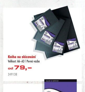 Kniha na skicování