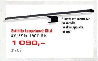 Svítidlo koupelnové GILA