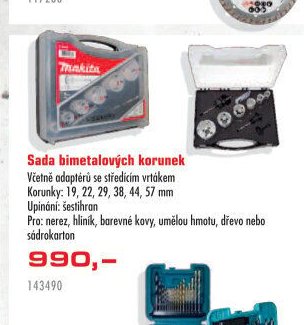 Sada bimetalových korunek