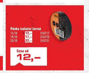 Páska izolační černá