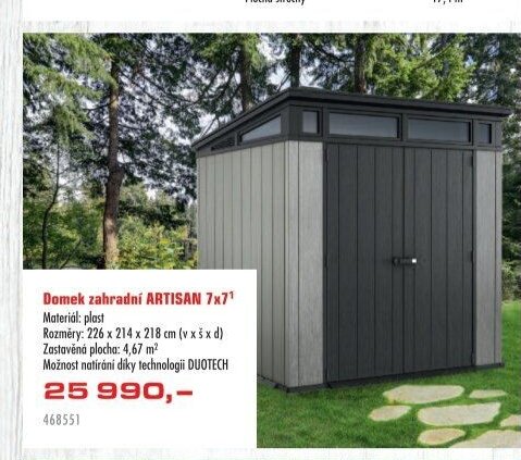 Domek zahradní ARTISAN 7x7