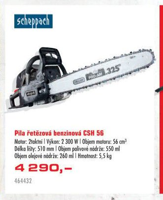 Pila řetězová benzinová CSH 56
