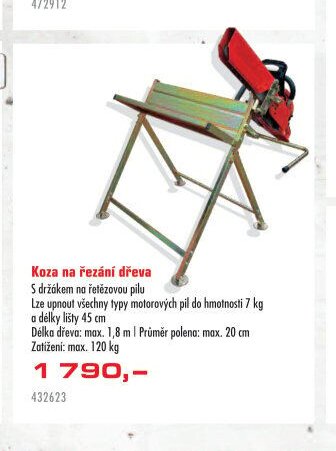 Koza na řezání dřeva