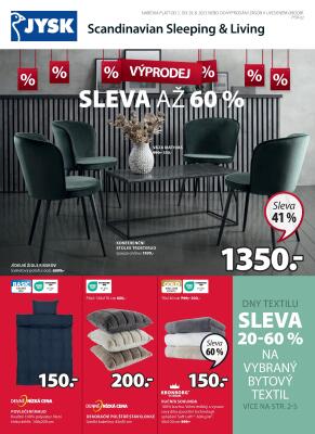 akční leták Jysk 2.8.2023-29.8.2023