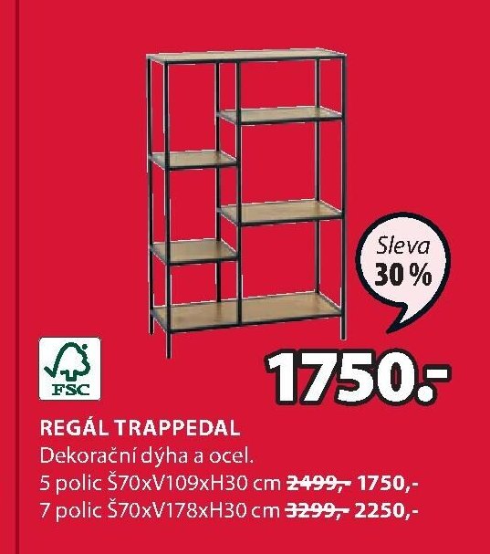 REGÁL TRAPPEDAL (5 polic)