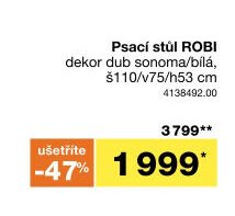 Psací stůl ROBI