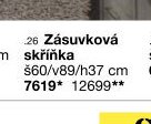 Zásuvková skříňka LUXOR