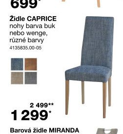 Židle CAPRICE