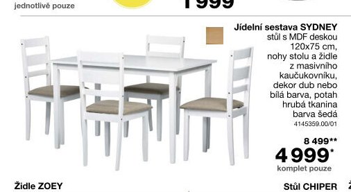 Jídelní sestava SYDNEY