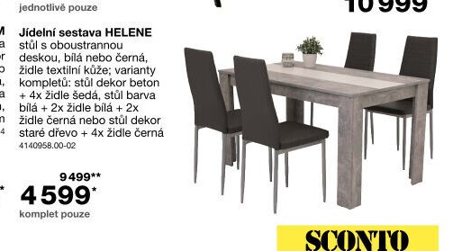 Jídelní sestava HELENE