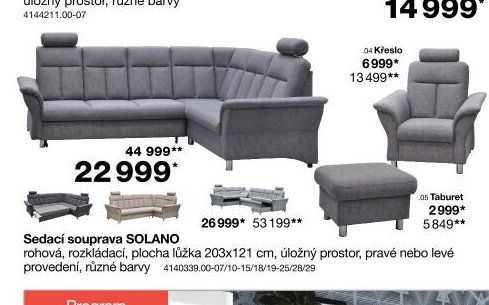 Sedací souprava SOLANO