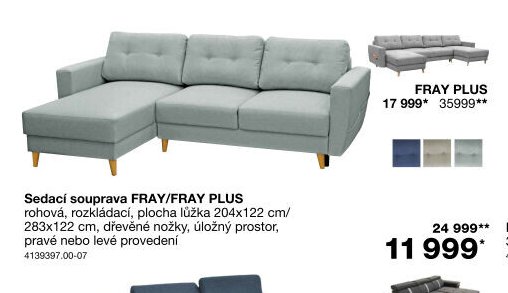 Sedací souprava FRAY PLUS