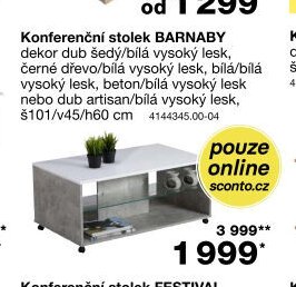 Konferenční stolek BARNABY