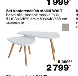 Set konferenčních stolků WALT