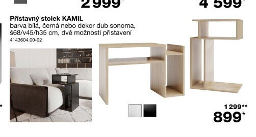 Přístavný stolek KAMIL