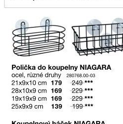 Polička do koupelny NIAGARA