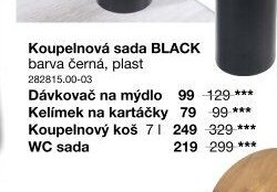 Koupelnová sada BLACK