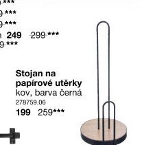 Stojan na papírové utěrky