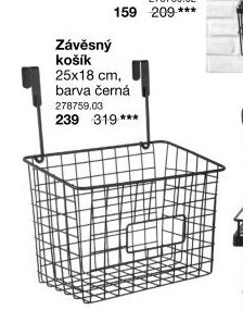 Závěsný košík